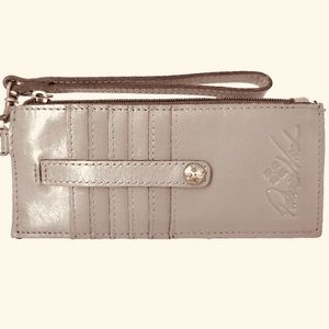 Patricia Nash Alanna RFID Protection Wristlet/cardholder in Stone